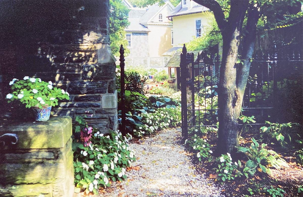 Beautiful garden gate